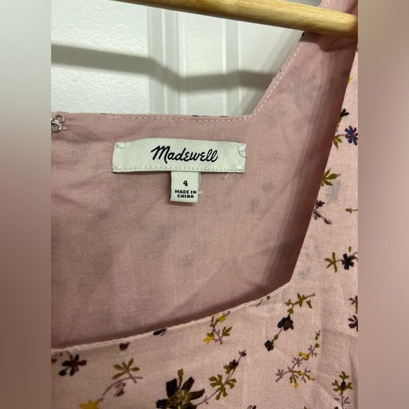 Madewell Lizzie Babydoll Dress in Fresh Sprigs - Picture 8 of 10